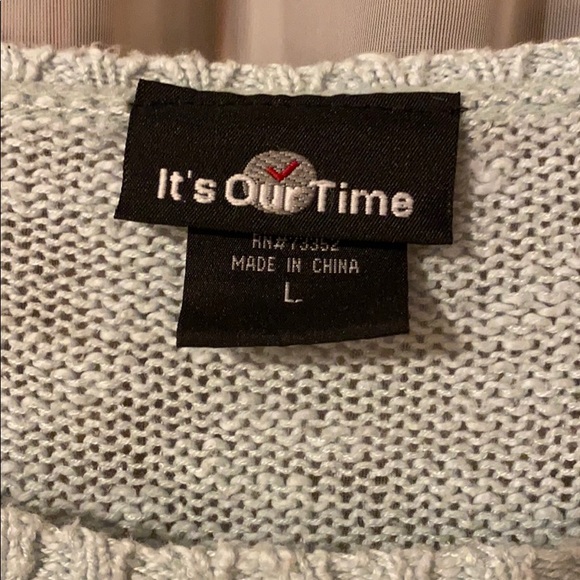 Light Stripped Crew Sweater - Picture 2 of 4